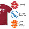 Picture of Campus Colors MIT Engineers Arch & Logo Gameday T-Shirt - Cardinal, Medium