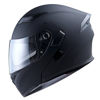 Picture of 1Storm Motorcycle Modular Full Face Helmet Flip up Dual Visor Sun Shield: HB89 Matt Black