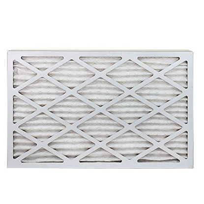 Picture of FilterBuy 12.75x21x1 MERV 8 Pleated AC Furnace Air Filter, (Pack of 6 Filters), 12.75x21x1 - Silver