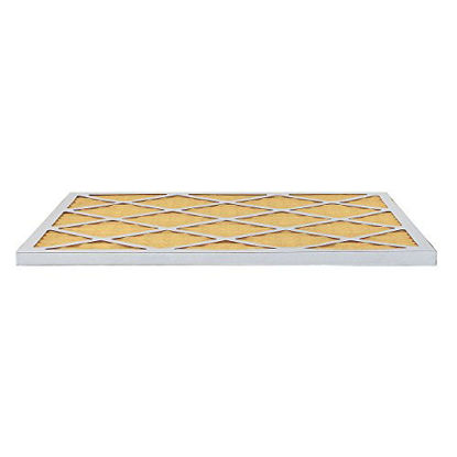 Picture of FilterBuy 18x30x1 MERV 11 Pleated AC Furnace Air Filter, (Pack of 4 Filters), 18x30x1 - Gold