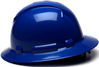 Picture of Pyramex Ridgeline Full Brim Hard Hat, 4-Point Ratchet Suspension, Blue