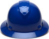 Picture of Pyramex Ridgeline Full Brim Hard Hat, 4-Point Ratchet Suspension, Blue