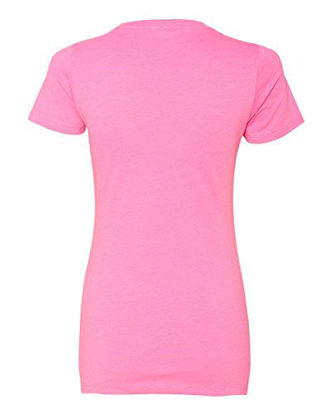 Picture of Next Level Womens CVC Crew Tee (6610) Hot Pink 3XL