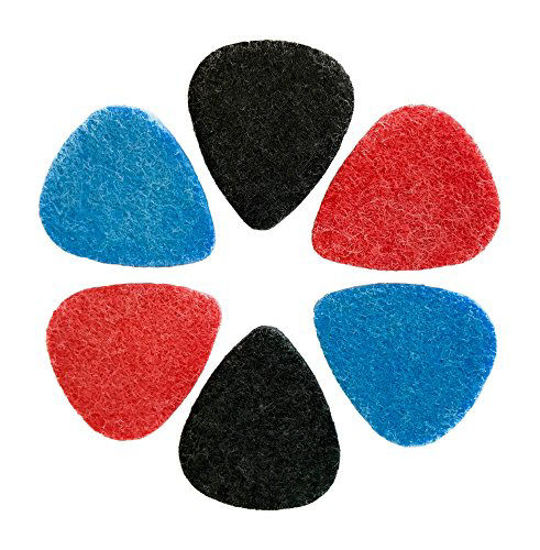 Picture of BoloPick Felt Picks for Ukulele 6 Pack (Rock n Robin)