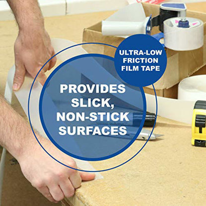 Picture of TapeCase 423-5 UHMW Tape Roll 0.25 in. (W) x 108 ft. (L) - Abrasion Resistant High Tack Acrylic Adhesive. Sealants and Tapes