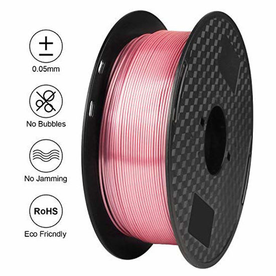 SILK PLA SHINY ROSEGOLD 3D FILAMENT - 1.75MM, 1KG SPOOL