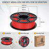 Picture of SUNLU ABS 3D Printer Filament, 1.75 ABS Filament Dimensional Accuracy +/- 0.02 mm, 1 kg Spool, 1.75mm, ABS Red