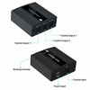 Picture of 3 Port Digital Optical Splitter,SPDIF TOSLINK Digital Optical Audio Splitter 1x3(1 in 3 Out),Audio Format Support LPCM2.0 Doldy Digital & DTS 5.1