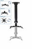 Picture of VIVO Universal Extending Ceiling Projector Mount, Height Adjustable Projection, Black, MOUNT-VP02B