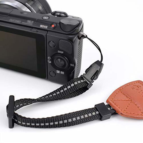 Picture of LIFEMATE Scarf Camera Strap,DSLR Camera Strap Universal Neck Strap,Fabric of Bohemia Floral Scarf Camera Strap (Black)