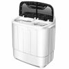 Picture of Giantex Portable Compact 13 Lbs Mini Twin Tub Washing Machine Washer Spin Dryer (Black&White)