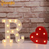 Picture of LED Marquee Letter Lights Alphabet Light Up Sign R (8.66inch) for Wedding Party Home Decoration R