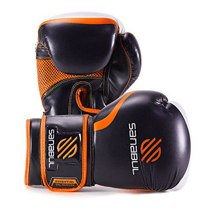 Picture of Essential Boxing Gloves Orange 12-oz