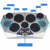 Picture of Pyle 7 Pad, Kick Bass Pedal Controller USB AUX Toms, Hi-Hat, Snare Drums, Cymbals-PTED06 (PTED06)