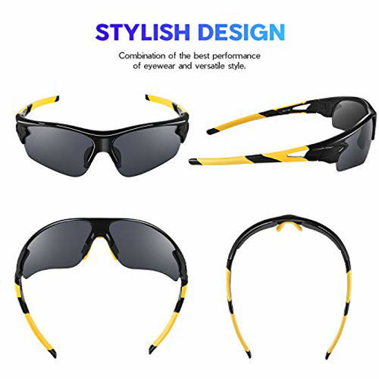 Polarized Sports Sunglasses For Men Women Cycling Running Glasses