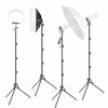 Picture of Emart 6' Reverse Folding Light Stand for Photography, Compact Portable Tripod Lighting Stand Lightweight Suitable for Camera Flash, Ringlight, Photo Reflector, Umbrella, Studio Video Lightstand