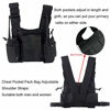 Picture of Croogo Universal Hands Free Radio Front Pack Pouch Hip hop Bag Chest Rig Vest Bag Harness Bag Rescue Bag