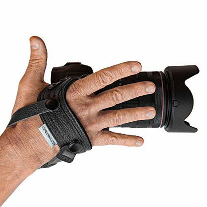 Picture of Spider Holster - SpiderPro Hand Strap v2, Black - Compatible with DSLR and Mirrorless Cameras.