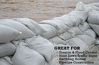 Picture of Sandbaggy Sandbags | Size: 14" x 26" | White Color | Military Grade | Protects Homes & Businesses From Flooding | Sand Bags Trusted by US Military & Forest Service | Pack of 100 Bags