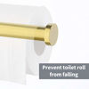 Picture of KES Bathroom Toilet Paper Holder Brushed Brass Wall Mount Toilet Roll Holder SUS304 Stainless Steel, A2175S12-BZ