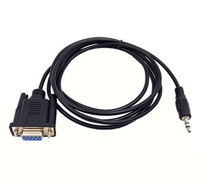 Picture of DB9 9 Pin Female to 3.5mm Male Plug Serial Cable RS232 to 1/8 inch Conversion Cable - 6FT/1.8M