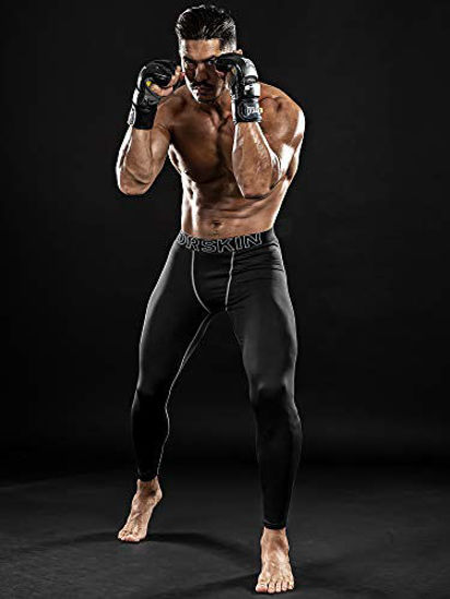 DRSKIN Compression Cool Dry Sports Tights Pants Baselayer Running Leggings  Yoga Rashguard Men