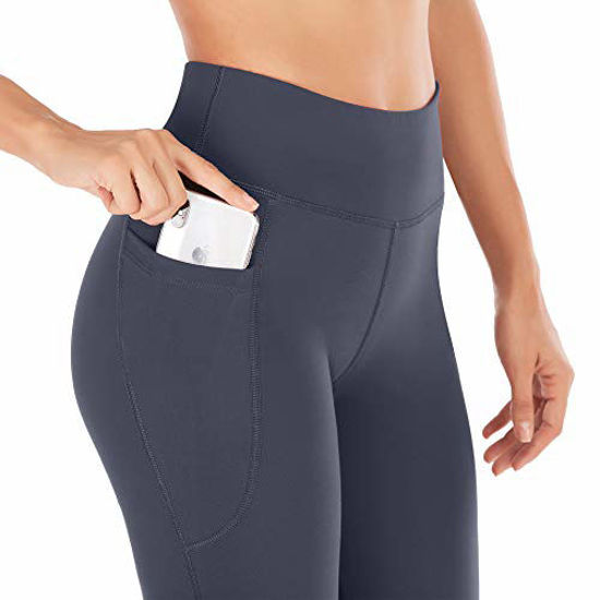 Heathyoga Yoga Pants with Pockets, Women's Yoga High Waisted Leggings, M,  L, XXL