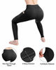 Picture of STYLEWORD Womens Yoga Pants with Pockets High Waist Workout Leggings Running Pants(Black-018A,XXL)