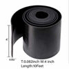 Picture of Neoprene Material Rubber Sheet Roll 1/16 (.062) inch T X 4 inch W X 10 Feet, DIY Gaskets for Sealing,Protection, Abrasion, Supports, Leveling, Bumpers