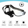 Picture of PEDOMUS Dog Sunglasses Dog Goggles Adjustable Strap for Travel Skiing and Anti-Fog Dog Snow Goggles Pet Goggles for Medium to Large Dog