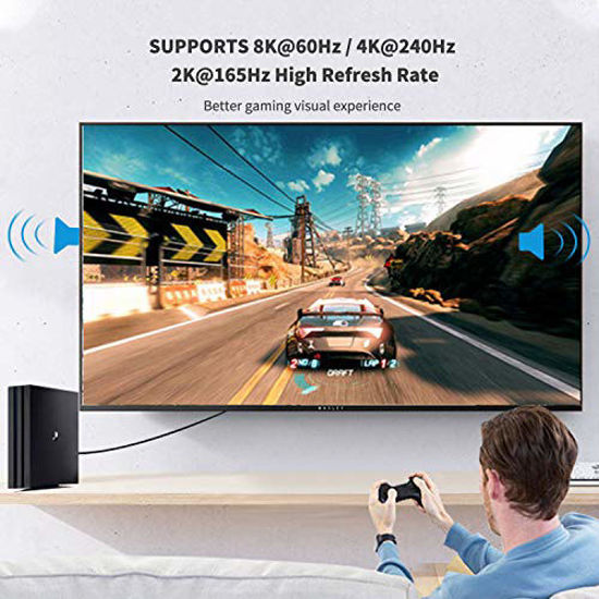 DisplayPort 1.4 8K 4K Cable Display Port DP Cable Adapter HDR 165Hz 60Hz  6/10ft