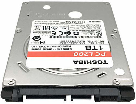 Picture of Toshiba 1TB 5400RPM 128MB Cache SATA 6Gb/s (7mm) 2.5in Internal Gaming PS3/PS4 Hard Drive - 3 Year Warranty