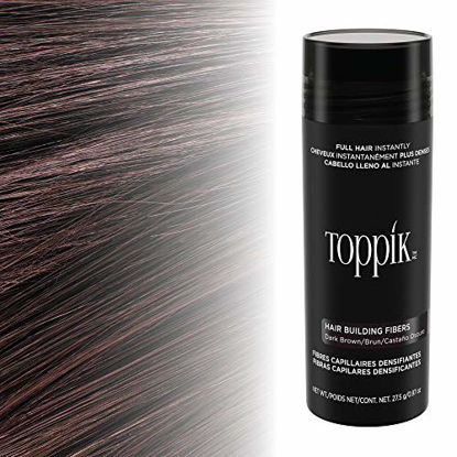Picture of Toppik Hair Building Fibers, Dark Brown, 0.97 oz