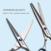 Picture of Hair Cutting Scissors Thinning Teeth Shears Set ULG Professional Barber Hairdressing Texturizing Salon Razor Edge Scissor Japanese Stainless Steel 6.5 inch