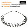 Picture of XINGZHE Metal Hair Bands for Men Women's Headbands, Unisex Black Wavy Spring Sports Headband for Men's Hair Band Hoop Clips Women Accessories Simple Elastic Non Slip Wide Headwear Bandeau Outdoors