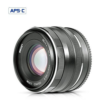 Picture of Meike 50mm F2.0 Large Aperture Manual Focus Lens fit Fuji X Mount Mirrorless APSC Camera X-Pro2 X-E3 X-T1 X-T2 X-T3 X-T4 X-T10 X-T20 X-A2 X-E2 X-T100 X-E1 X-S10 X30 X70 XM1 X-A1 XPro1,etc