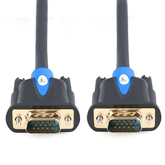 Picture of VGA Cable,SHD VGA to VGA HD15 Monitor Cable for PC Laptop TV Porjector-6Feet