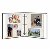 Picture of Magnetic Self-Stick 3-Ring Photo Album 100 Pages (50 Sheets), Black