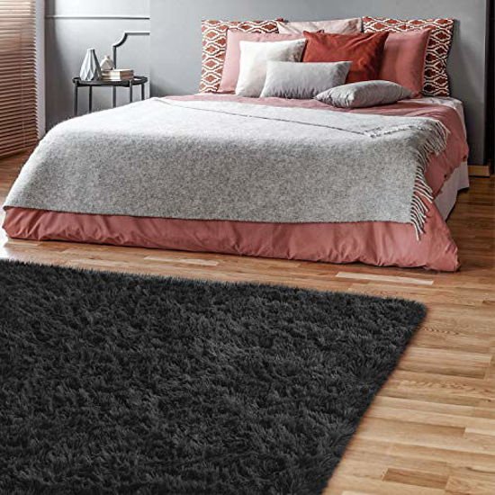 Buy Ophanie Ultra Soft Fluffy Area Rugs for Bedroom, Luxury Shag Rug Faux  Fur Non-Slip Floor Carpet for Living Room, Kids Room, Baby Room, Girls  Room, and Nursery - Modern Home Decor
