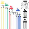 Picture of CARTMAN Bungee Cord Assortment 28 Pieces with Motorcycle Net