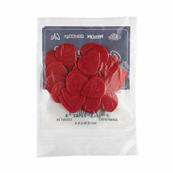 Picture of Dunlop 47RXLN Jazz III XL Nylon Guitar Picks, 24-Pack