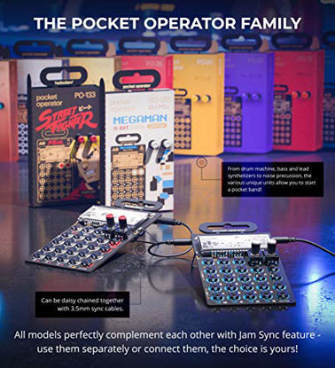 Picture of Teenage Engineering Pocket Operator PO-128 Mega Man Programmable 8-Bit Synthesizer and Sequencer