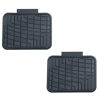 Picture of FH Group F11311GRAYBLACK Gray/Black Heavy Duty Tall Channel Rubber Floor Mats