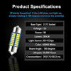 Picture of Serundo Auto DE3175 Led Festoon Bulb, 31mm 1.22in DE3022 Led ,Super Bright Interior Led Festoon Used for Car Map Light Dome Light etc ,Pack of 6pcs. Measure the length of your original bulb.