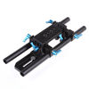 Picture of FOTGA DP500 II DSLR 15mm Rail Rod Base Plate Support System for Follow Focus Matte Box,DSLR DV Camera 5D II III IV A7 A7R A7S II III GH4/5/5S Blackmagic Cine Camera 4K