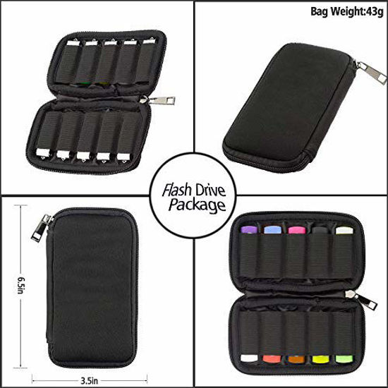 Picture of Flash Drive Case USB Storage Case JBOS USB Holder Storage Bag for USB Flash Drive Electronic Accessories Organizer for USB Flash Drive, USB Case, Thumb Drive Caes, Jump Drive Case, USB Organizer