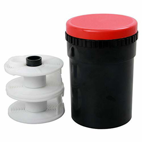 Picture of 120 135 B&W Film Darkroom Kit Developing Equipment Processing Tool Developing Tank with Spiral Reel Chemical Bottle