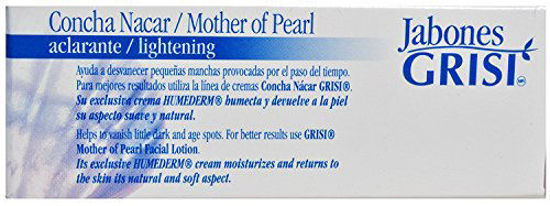 Picture of CLEAN STIMULATE NO SPOT SKIN WITH A 3 PACK GRISI MOTHER PEARL SOAP CONCHA NACAR