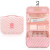 Picture of Toiletry Kit,Mossio Compact Business Handbag Personal Organizer Christmas Gift Pink Striped