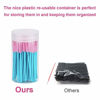 Picture of Cuttte 100pcs Disposable Mascara Brushes Wands Eyelash Brush Makeup Applicators Kits for Eyelash Extensions and Mascara Use